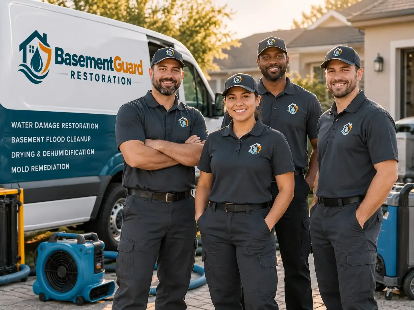 Basement Water Damage Restoration company in Donahue, IA